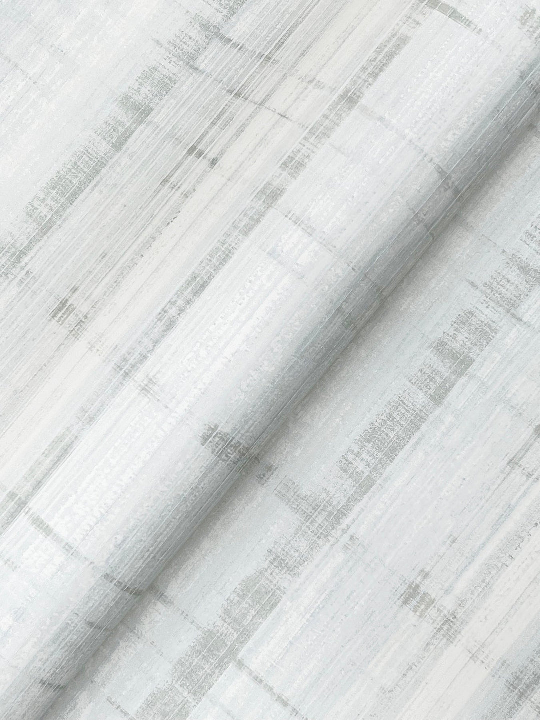 Vanishing Point Seafoam Striated Wallpaper by Antonina Vella Designer