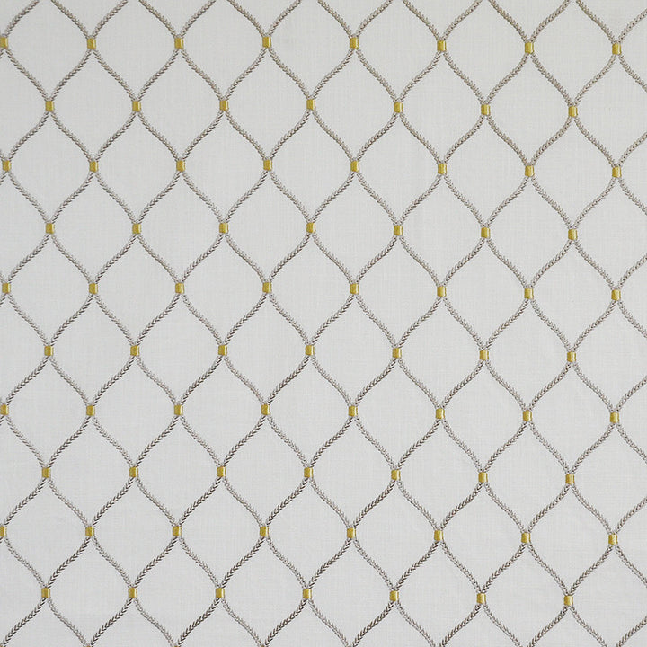 Lauralynn # 314 Smoke by Maxwell Fabric COLOR WAVES-PRECIOUS METALS 70% RAYON/30% LINEN
None INDIA See sample </p><p>Repeat: Horizontal: 4.25" and Vertical: 6.25" 54"EMB-52" - Fabric Carolina -
