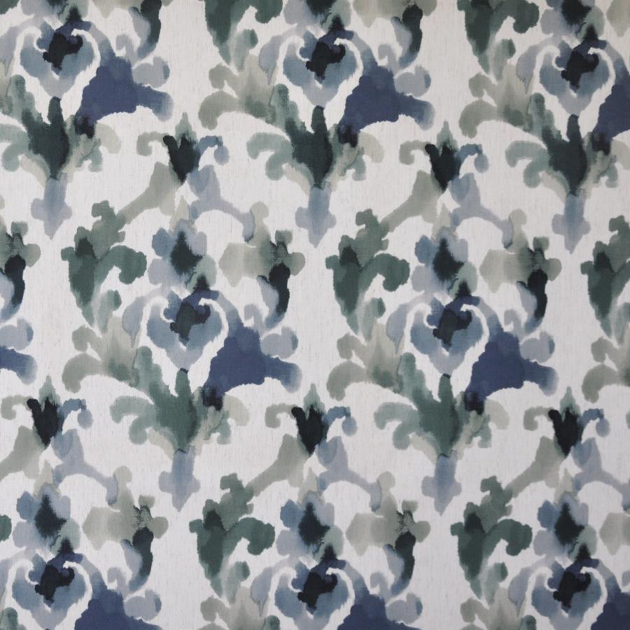 Louisa # 213 Malachite by Maxwell Designer Fabric Color Theory-Vol.Iii Bay Breeze 100% POLYESTER CHINA V-28"H-13.75" 55" - Swanky Fabrics -