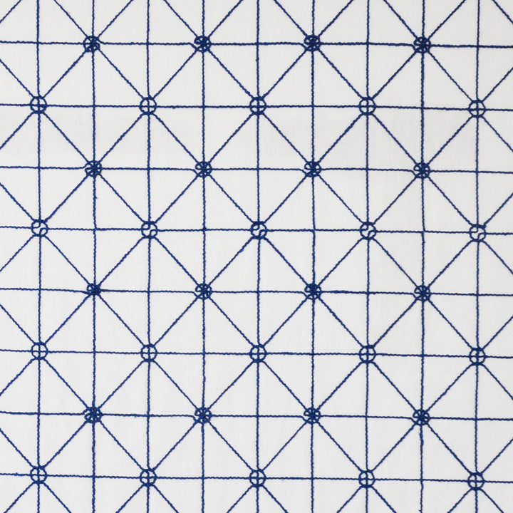 Love Lock # 226 Sailor by Maxwell Fabric COLOR THEORY-VOL.III BAY BREEZE 55% POLYESTER 36% COTTON
9% LINEN - INDIA </p><p>Repeat: Horizontal: H-4.5 and Vertical: V-3.75 54"EMB.51" - Fabric Carolina -