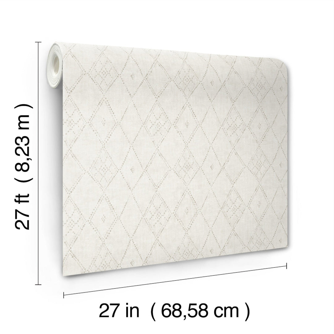 Souk Diamonds Smoke by Lemieux et Cie Wallpaper