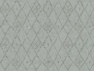 Souk Diamonds Sage Wallpaper by Lemieux et Cie