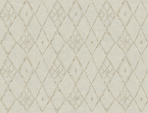 Souk Diamonds Gold Wallpaper by Lemieux et Cie