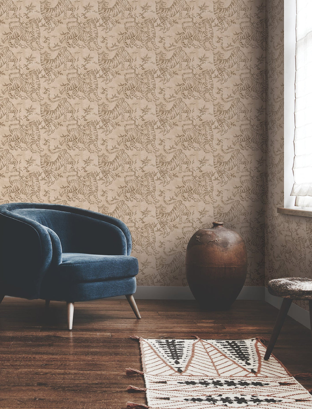 Orly Tigers Blush by Lemieux et Cie Wallpaper