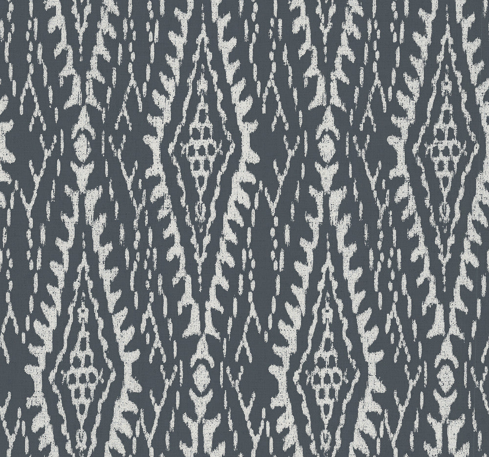 Rousseau Paperweave Charcoal Wallpaper by Lemieux et Cie Lemieux et Cie Signature Covers about 60.8 square feet 27-in by 27-ft long roll Prepasted 25.25 - Fabric Carolina -