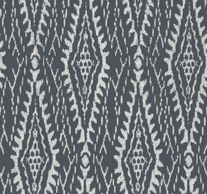 Rousseau Paperweave Charcoal Wallpaper by Lemieux et Cie