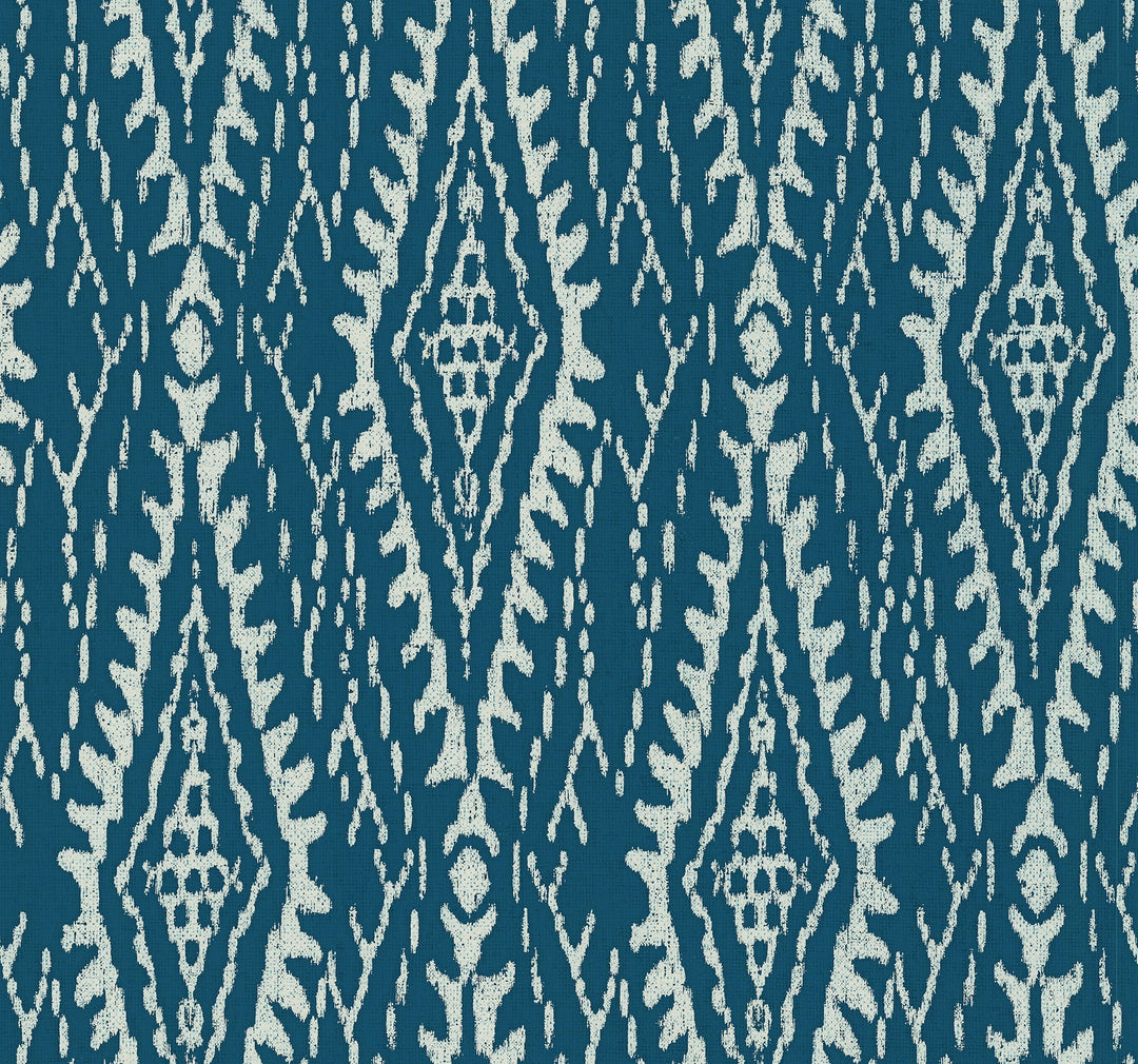 Rousseau Paperweave Indigo by Lemieux et Cie Wallpaper