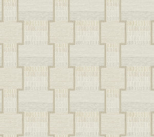 La Broderie Beige Wallpaper by Lemieux et Cie