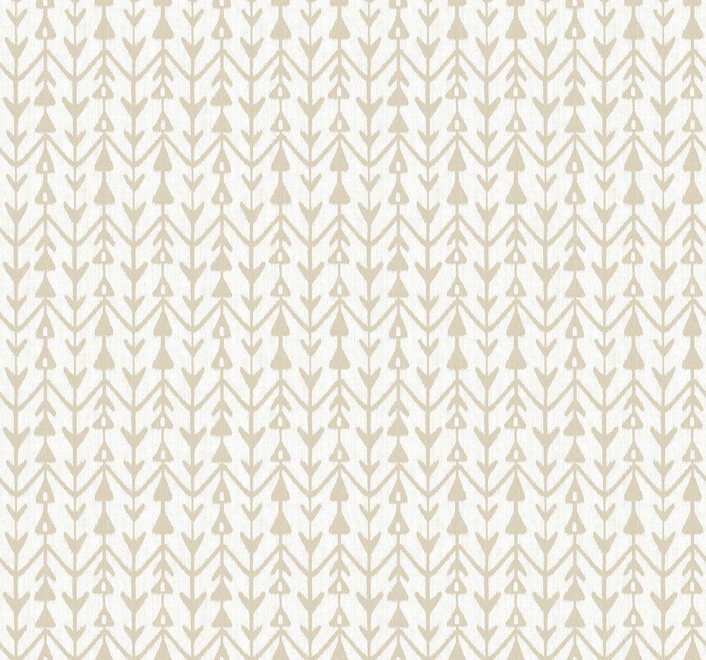 Martigue Stripe Ochre Wallpaper by Lemieux et Cie Lemieux et Cie Signature Covers about 60.8 square feet 27-in by 27-ft long roll Unpasted 25.25 - Fabric Carolina -