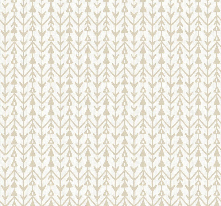 Martigue Stripe Ochre Wallpaper by Lemieux et Cie Lemieux et Cie Signature Covers about 60.8 square feet 27-in by 27-ft long roll Unpasted 25.25 - Fabric Carolina -