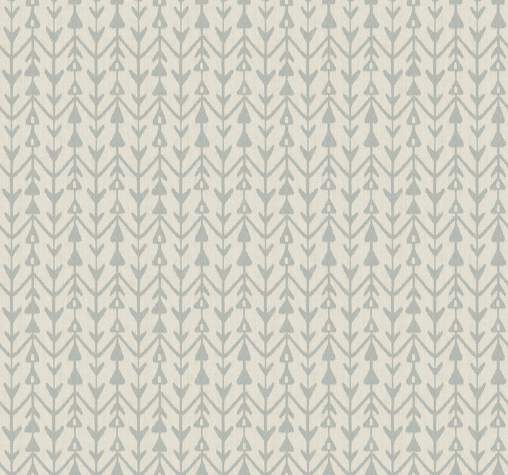 Martigue Stripe Sage Wallpaper by Lemieux et Cie Lemieux et Cie Signature Covers about 60.8 square feet 27-in by 27-ft long roll Unpasted 25.25 - Fabric Carolina -