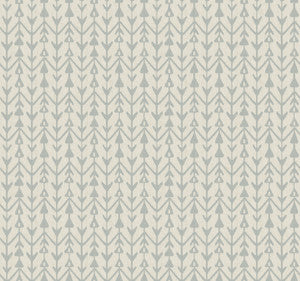 Martigue Stripe Sage Wallpaper by Lemieux et Cie
