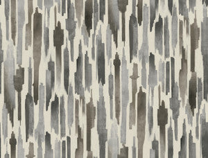 Pluie Charcoal Wallpaper by Lemieux et Cie
