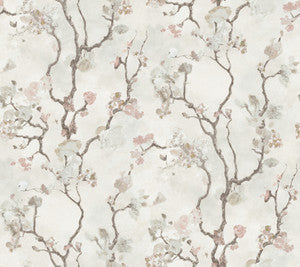 Avril Chinoiserie Blush Wallpaper by Lemieux et Cie