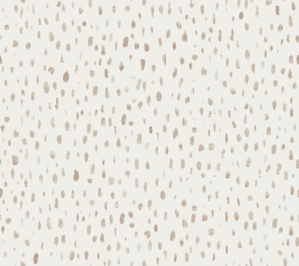 Tachette Terracotta Wallpaper by Lemieux et Cie Lemieux et Cie Signature Covers about 60.8 square feet 27-in by 27-ft long roll Unpasted 24 - Fabric Carolina -