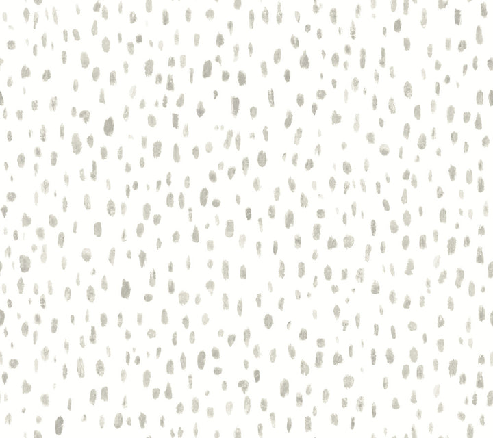 Tachette Taupe Wallpaper by Lemieux et Cie Lemieux et Cie Signature Covers about 60.8 square feet 27-in by 27-ft long roll Unpasted 24 - Fabric Carolina -