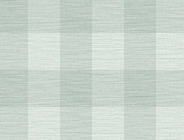 Rugby Gingham Sea Glass by Seabrook Wallpaper Luxe Retreat United States 60.53 10.43" 27" - Fabric Carolina -