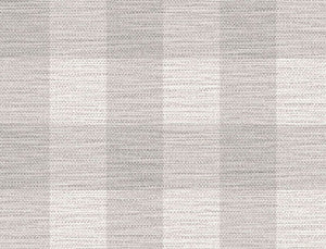 Rugby Gingham Cove Gray by Seabrook Wallpaper