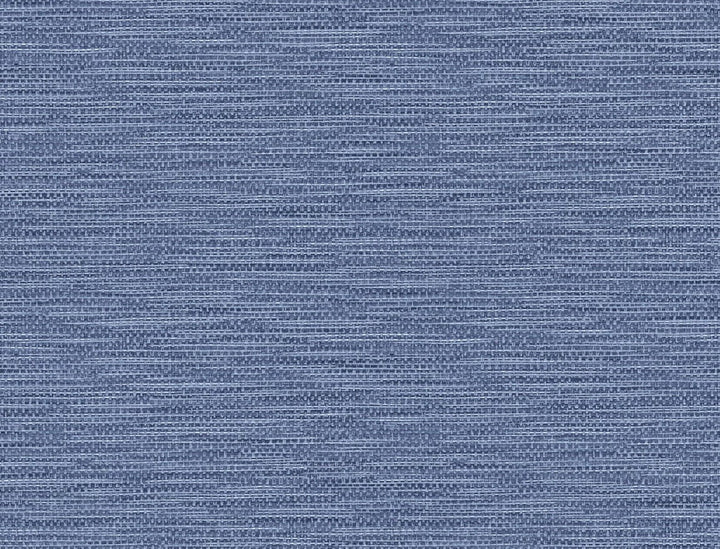 Faux Linen Weave Coastal Blue by Seabrook Wallpaper Luxe Retreat United States 60.53 10.43" 27" - Fabric Carolina -