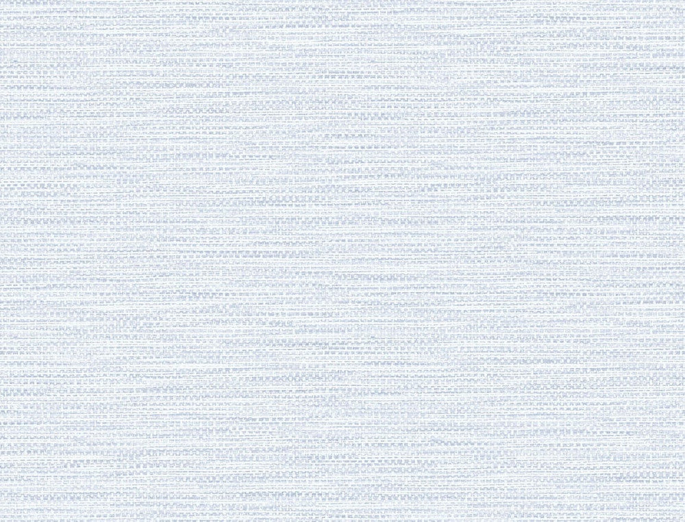 Faux Linen Weave Blue Frost by Seabrook Wallpaper Luxe Retreat United States 60.53 10.43" 27" - Fabric Carolina -