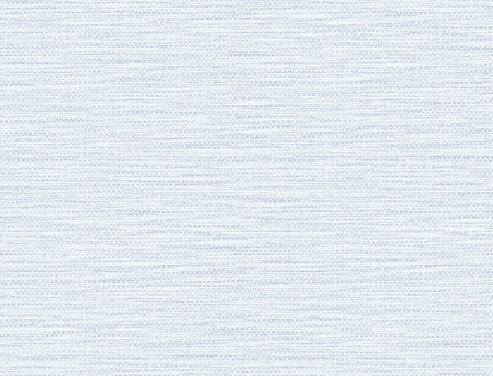 Faux Linen Weave Blue Frost by Seabrook Wallpaper Luxe Retreat United States 60.53 10.43" 27" - Fabric Carolina -