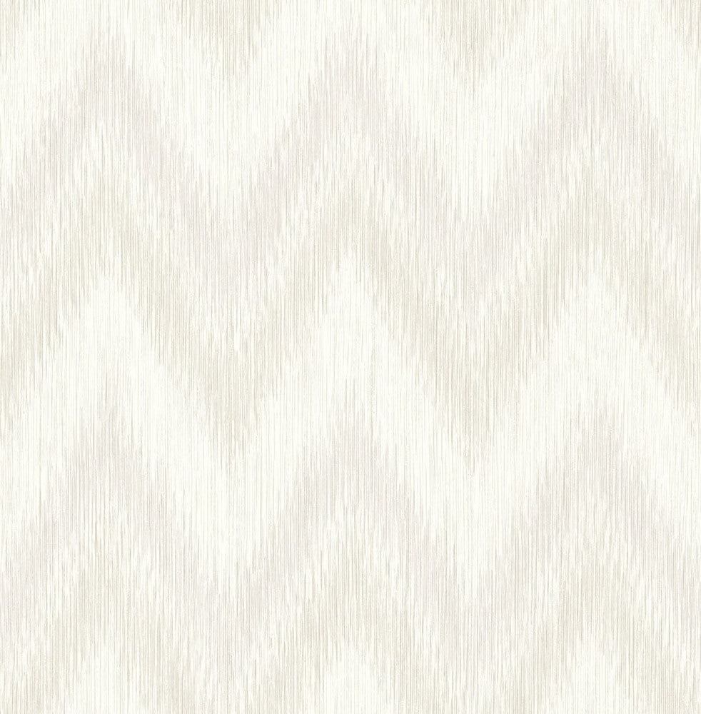 Regent Flamestitch Stringcloth Winter Fog and Eggshell by Seabrook Wallpaper Luxe Retreat United States 56.05 20.87" 20.5" - Fabric Carolina -