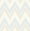 Regent Flamestitch Stringcloth Sky Blue and Arrowroot LN11212 by Lillian August Wallpaper
