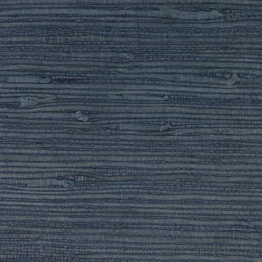 Jute Grasscloth Aegean Blue by Seabrook Wallpaper Luxe Retreat China 72 0" 36" - Fabric Carolina -
