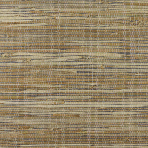 Hemp Skin Tightweave Honey Brown & Charcoal by Seabrook Wallpaper
