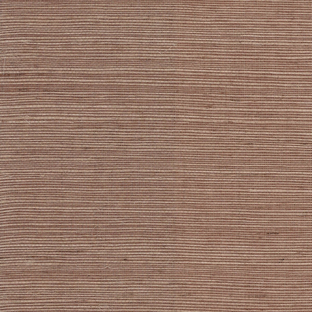 Sisal Grasscloth Smokey Mauve by Seabrook Wallpaper Luxe Retreat China 72 0" 36" - Fabric Carolina -