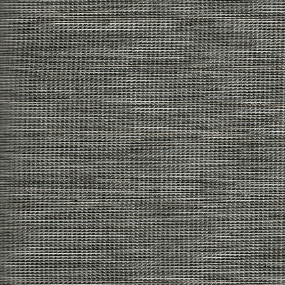 Abaca Grasscloth Charcoal and Sandstone by Seabrook Wallpaper Luxe Retreat China 72 0" 36" - Fabric Carolina -