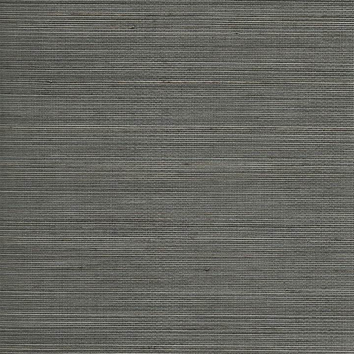 Abaca Grasscloth Charcoal and Sandstone by Seabrook Wallpaper Luxe Retreat China 72 0" 36" - Fabric Carolina -