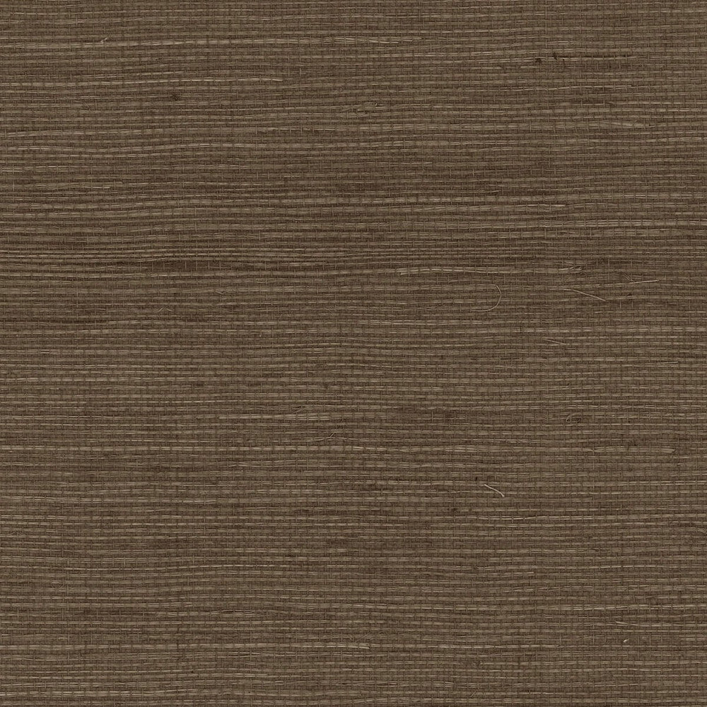 Sisal Grasscloth Ash Brown by Seabrook Wallpaper Luxe Retreat China 72 0" 36" - Fabric Carolina -