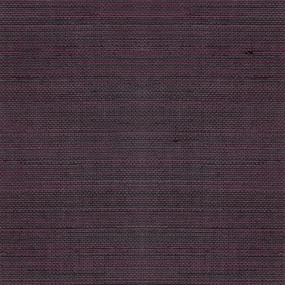 Abaca Grasscloth Deep Plum by Seabrook Wallpaper Luxe Retreat China 72 0" 36" - Fabric Carolina -