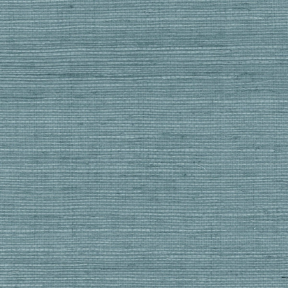 Sisal Grasscloth Blue Skies by Seabrook Wallpaper Luxe Retreat China 72 0" 36" - Fabric Carolina -