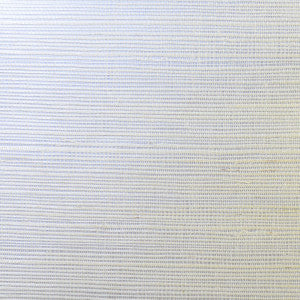 Sisal Grasscloth Metallic Silver and Ivory by Seabrook Wallpaper
