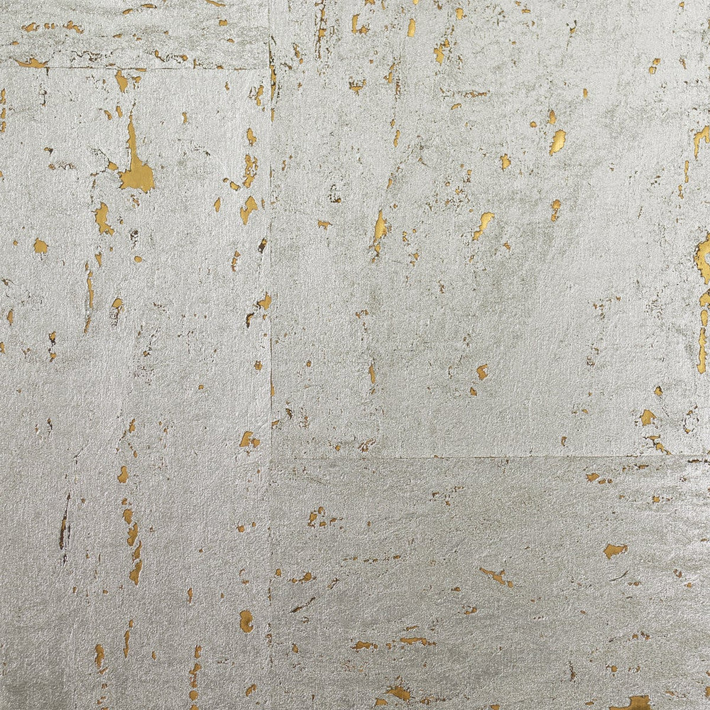 Cork Silver Birch & Metallic Gold by Seabrook Wallpaper Lillian August Grasscloth Binder China 72 0" 36" - Fabric Carolina -