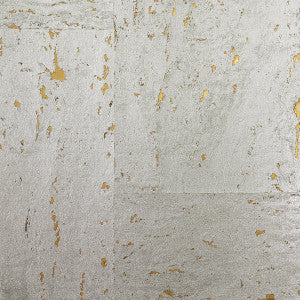 Cork Silver Birch & Metallic Gold by Seabrook Wallpaper