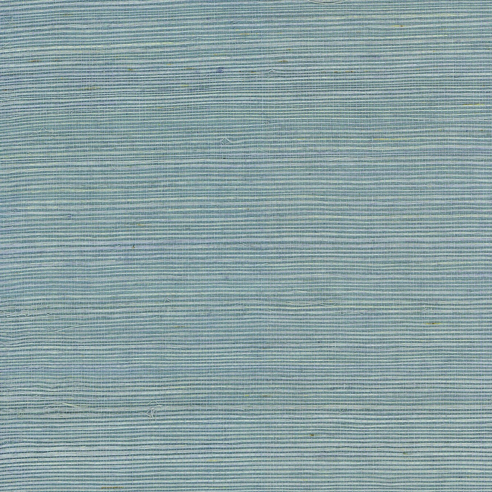 Sisal Grasscloth Powder Blue by Seabrook Wallpaper Luxe Retreat China 72 0" 36" - Fabric Carolina -