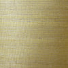 Sisal Metallic Gold and Aloe LN11864 by Lillian August Wallpaper