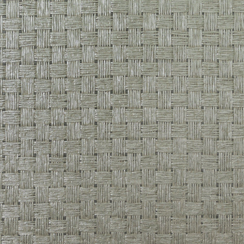Paper and Linen Metallic Graphite by Seabrook Wallpaper Lillian August Grasscloth Binder China 72 0" 36" - Fabric Carolina -