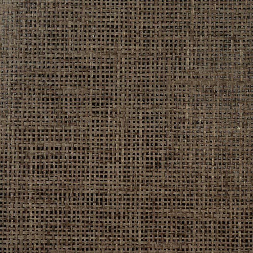 Paperweave Dark Walnut & Black Gloss by Seabrook Wallpaper Lillian August Grasscloth Binder China 72 0" 36" - Fabric Carolina -