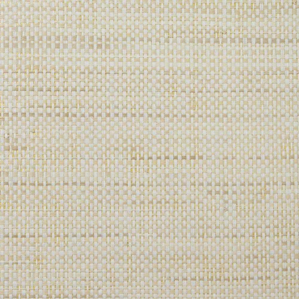 Paper and Raffia Antique White & Gold by Seabrook Wallpaper Lillian August Grasscloth Binder China 72 0" 36" - Fabric Carolina -