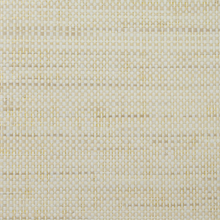 Paper and Raffia Antique White & Gold by Seabrook Wallpaper Lillian August Grasscloth Binder China 72 0" 36" - Fabric Carolina -