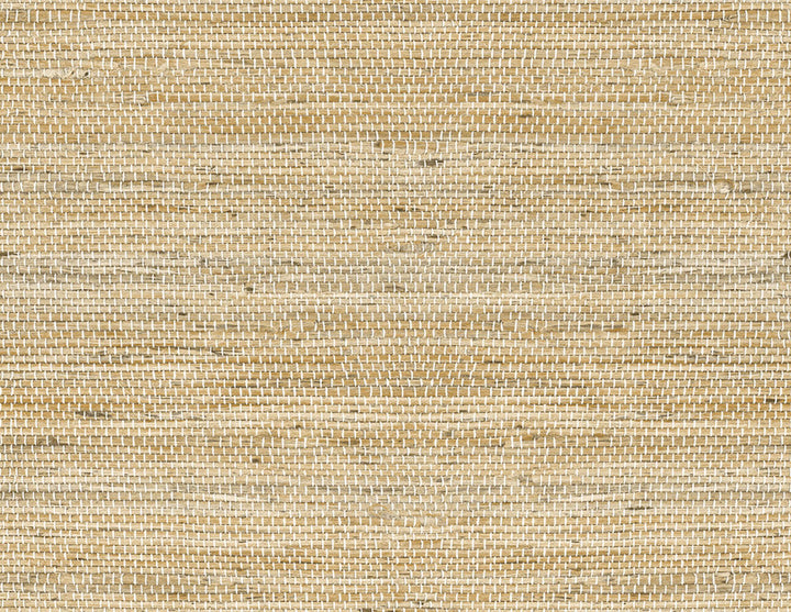 Luxe Weave Chamomile by Seabrook Wallpaper Lillian August Peel and Stick United States 40.5 20.87" 27" - Fabric Carolina -