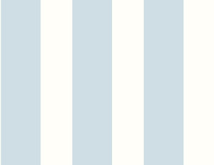 Designer Stripe Hampton Blue by Seabrook Wallpaper