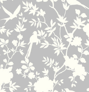 Mono Toile Harbor Mist by Seabrook Wallpaper