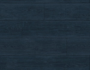 Rustic Shiplap Denim Blue by Seabrook Wallpaper