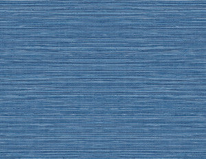 Luxe Sisal Coastal Blue by Seabrook Wallpaper