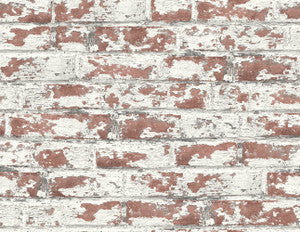 Soho Brick Terra Cotta by Seabrook Wallpaper